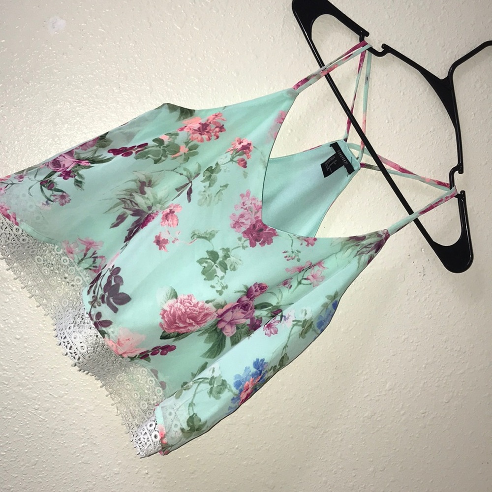 Floral crop top